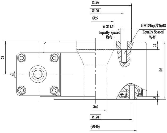 SE5&PE5回轉驅動圖紙