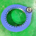 工業(yè)自動(dòng)化轉(zhuǎn)臺(tái)上水平安裝的S-II-O-0541直齒回轉(zhuǎn)驅(qū)動(dòng)