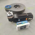 配置減速機和步進(jìn)電機控制器的直齒回轉(zhuǎn)驅(qū)動